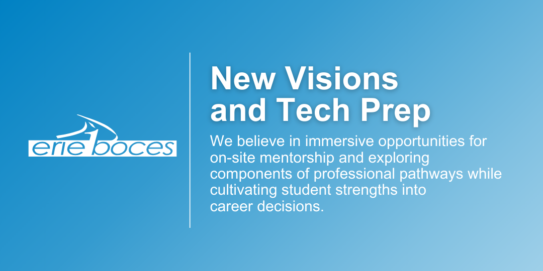 New Visions and Tech Prep believe in immersive opportunities for on-site mentorship and exploring components of professional pathways while cultivating student strengths into career decisions.